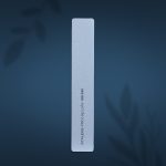 Ευρεία ίσια μεταλλική λίμα νυχιών EXCLUSIVE, 180/240 κόκκους